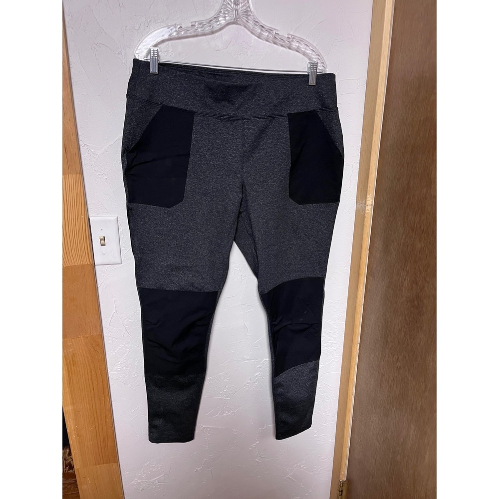 Carhartt Force Fitted Leggings Womens XL‎ Charcoal Gray Reinforced Knee Utility